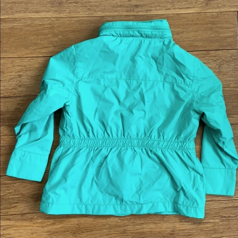 NEW GAP Girls Windbreaker Mint Green sz 4-5